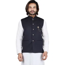 maksud enterprise Solid Men Waistcoat-picture-13