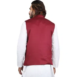 maksud enterprise Solid Men Waistcoat image 2