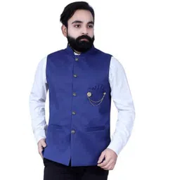 maksud enterprise Solid Men Waistcoat image 1