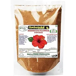 MALA : Hibiscus Flower Powder 25 gms | Sembaruthi Poo Powder - 25G-picture-47