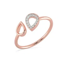 Malabar Gold and Diamonds 18k Rose Gold & Diamond Mine Ring for Women-picture-31