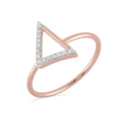 Malabar Gold and Diamonds 18k Rose Gold & Diamond Mine Ring for Women-picture-23