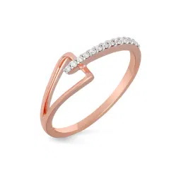 Malabar Gold and Diamonds 18k Rose Gold Diamond Ring-picture-23