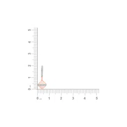 Malabar Gold and Diamonds 18k Rose Gold Drop Earrings image 4