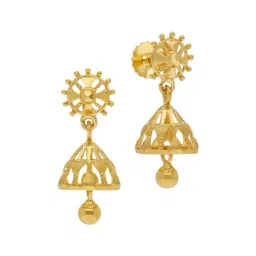 Malabar Gold and Diamonds 22k (916) Yellow Gold Earring for Women-picture-44