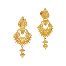 Malabar Gold and Diamonds 22k (916) Yellow Gold Earring for Women-picture-41