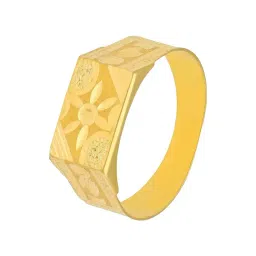 Malabar Gold and Diamonds 22k (916) Yellow Gold Ring for Men-picture-33