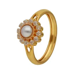 Malabar Gold and Diamonds 22k (916) Yellow Gold Ring for Women-picture-20