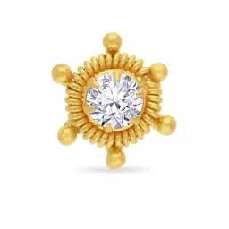 Malabar Gold and Diamonds 22k Gold Nosepin for Women-image-20