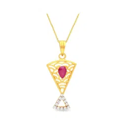 Malabar Gold and Diamonds 22k Gold Pendant for Women-image-35