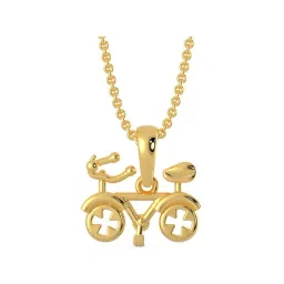 Malabar Gold and Diamonds 22k Gold Pendant without Chain for Boys-image-2