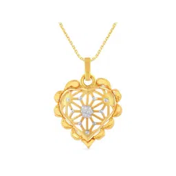 Malabar Gold and Diamonds 22k Gold Pendant without Chain for Women-image-16