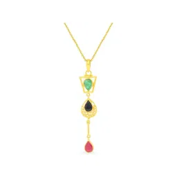 Malabar Gold and Diamonds 22k Gold Precia Pendant without Chain for Women-image-30