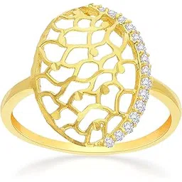malabar gold & diamonds Malabar Gold and Diamonds 22k (916) Yellow Gold Ring for Women-picture-15