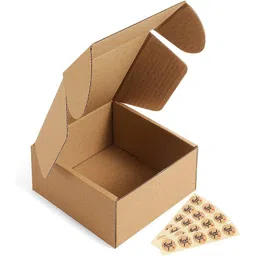 Self-Locking Box Craft Paper 3 Ply Self Locking Corrugated Packaging BROWN Boxes Size: 4.5 x 3 x 2.5 Inch Packaging Box-image-9