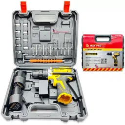 Malfah Enterprises 1300 RPM Cordless Cordless Drill Kit, Cdli12108-picture-16