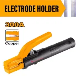 Malfah Enterprises Electrode Clamp Holder One-Handed Brass & Copper 300 A Current Rating for MMA Welding Machines, MFN (300 A) image 2