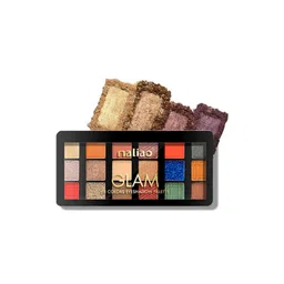 Maliao Glam 18 Colors Eyeshadow Palette - 20 g - Shade 01-picture-26