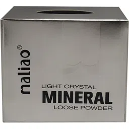 maliao Light Crystal Mineral Loose Powder Compact White Ivory Compact-picture-10