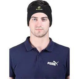 malvina 1 Pc Ear Warmers Headband Stretchy Ear Covers Sweatband Ski Winter Headband Earmuff Workout Headbands Moisture Wicking Thermal Sport Headbands Black-picture-23