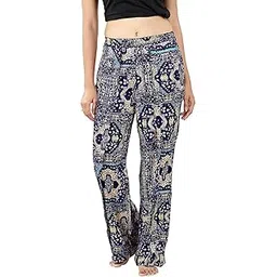 malvina Girl's Rayon Printed & Pyjama & Lounge Wear –Soft Rayon Night Wear/Track Pants (Navy Blue,XX-Large)-picture-16