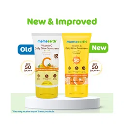 mama earth Mamaearth Vitamin C Daily Glow Sunscreen With Vitamin C Turmeric For Sun Protection & Glow - 50 g-picture-13