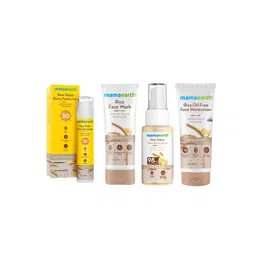 Mamaearth 4 Pcs Rice Water Skin Care Combo image 1