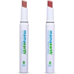 Mamaearth Moisture Matte Longstay Nude Lipstick Combo - 01 Carnation Nude & 04 Cinnamon Nude (2 g + 2 g)-picture-35