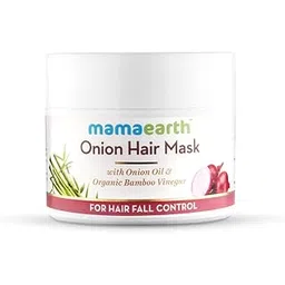 Mamaearth Onion Hair Mask For Men And Women 200 Millilitre - With Onion Oil & Organic Bamboo Vinegar - Damaged Hair & Hair Fall Control, Bamboo-picture-51
