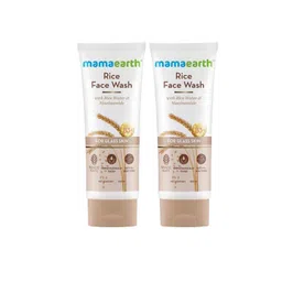 Mamaearth Set Of 2 Rice Face Wash For Glass Glow with Niacinamide - 100ml Each-picture-26