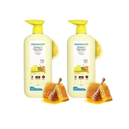 Mamaearth Set of 2 Vitamin C Daily Glow Body Lotion with Honey - 400 ml each-picture-38