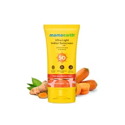 Mamaearth Ultra Light SPF50 Indian Sunscreen with Carrot Seed & Turmeric - 50 g-picture-22
