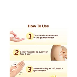 Mamaearth Vitamin C Daily Glow Light Gel Moisturizer With Turmeric - 200 g image 2