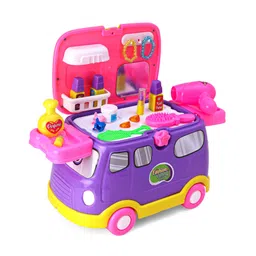 Mamma Mia 2 in 1 Fashion Vanity Vehicle Set of 16 - Multicolour-image-0