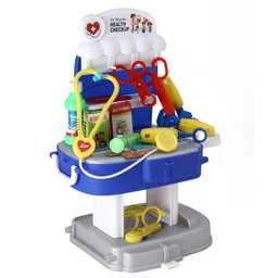 Mamma Role Play Mia Doctor Set School Bag 33 Pieces - Blue-image-16