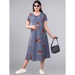 Mammas Maternity Printed Nightdress-picture-31
