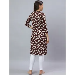 Mammas Maternity Printed V-Neck Pure Cotton Maternity Kurti image 2
