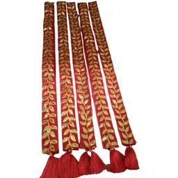 mamta collection Cotton Blend Embroidered Red Men Dupatta-picture-42