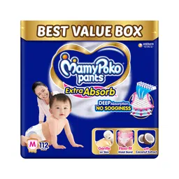 MamyPoko Extra Absorb Pants Style Diapers Medium - 112 Pieces-picture-18