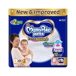 MamyPoko Extra Absorb Pants Style Diapers Small - 68 Pieces-picture-35