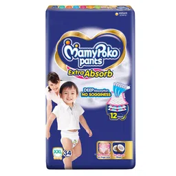 MamyPoko Extra Absorb Pants Style Diapers XXL - 34 Pieces-picture-40