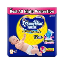 MamyPoko Standard Pant Style All Night Absorb Diapers Small - 60 Pieces-picture-40