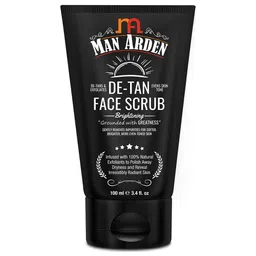 Man Arden De Tan Brightening Face Scrub,  100 ml  De-Tans & Exfoliates Skin with Vitamin C -picture-11