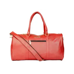 Man Arden Red Medium Leather Duffle Bag-picture-29