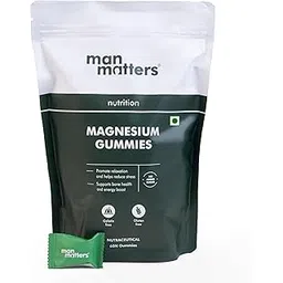 Man Matters Magnesium Glycinate Gummies For Improved Sleep | 30 Days Pack | 500mg/Gummy | Higher Absorption Helps in Relieve Stress, Muscle Recovery & Support Bone Health | No Added Sugar | Non Habit Forming-picture-29