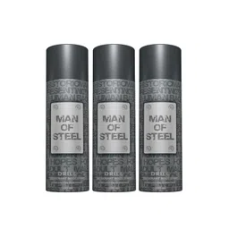 Denver Set of 3 Man Of Steel Drill Long-Lasting Deodorant Body Spray - 200ml each-picture-16