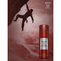 Denver Set of 3 Man Of Steel Pump Long-Lasting Deodorant Body Spray - 200ml each image 5