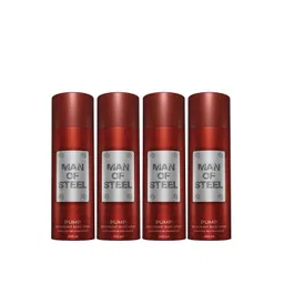 Denver Set of 4 Man of Steel Pump Deodorant Body Spray - 200ml / 127g Each-picture-15