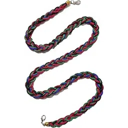 manbhar gems Multi Colour Nylon Dori Eyeglass Spectacle Cord Neck Strap String Chain Ethnic Face Mask Holder Lanyard Anti-Lost Mask Leash Stylish Sunglass, Reading Glass 74 cms Unisex-picture-26