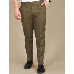 MANCREW Men Tailored Regular Fit Mid-Rise Cotton Formal Trouser-picture-37